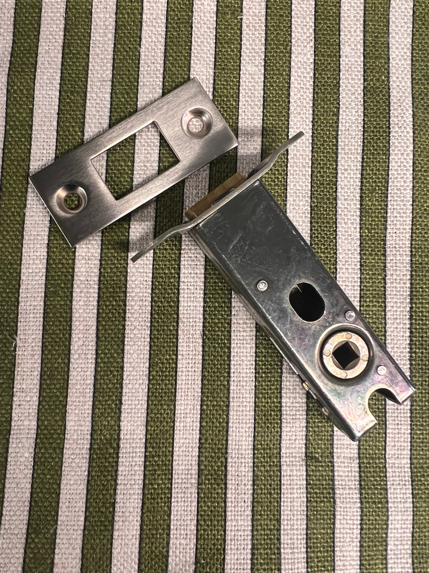 Satin chrome bathroom deadbolt 3” 76mm