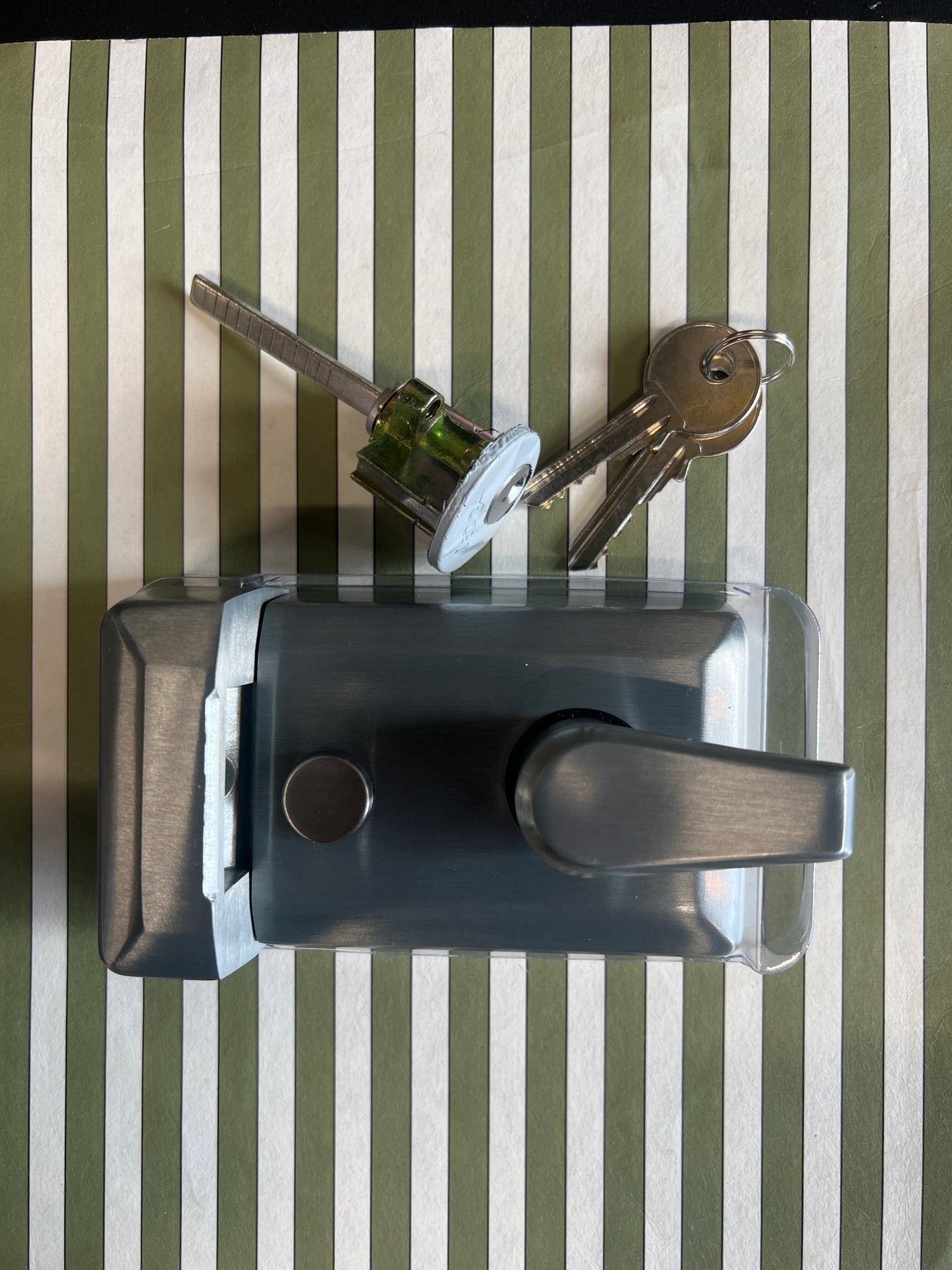 Satin chrome 60mm nightlatch