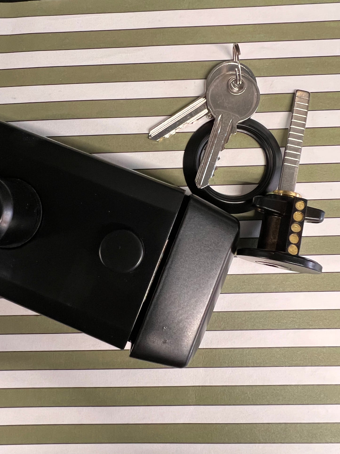 Matt Black 60mm nightlatch