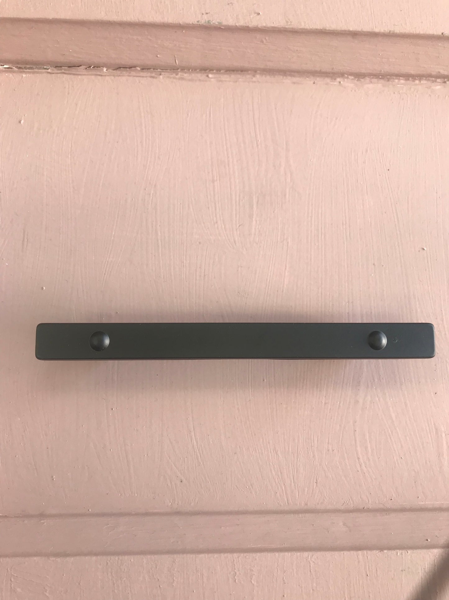Matt black cabinet pull