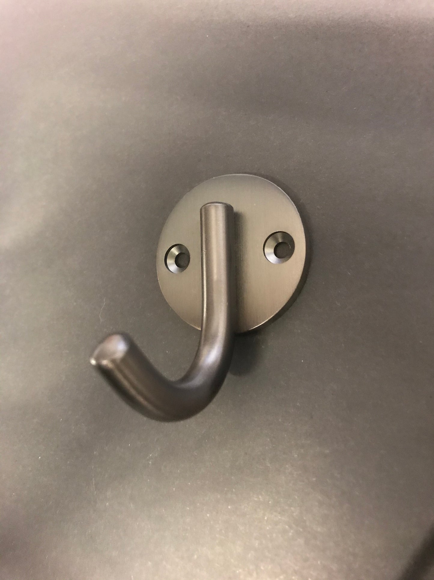 Matt bronze robe hook