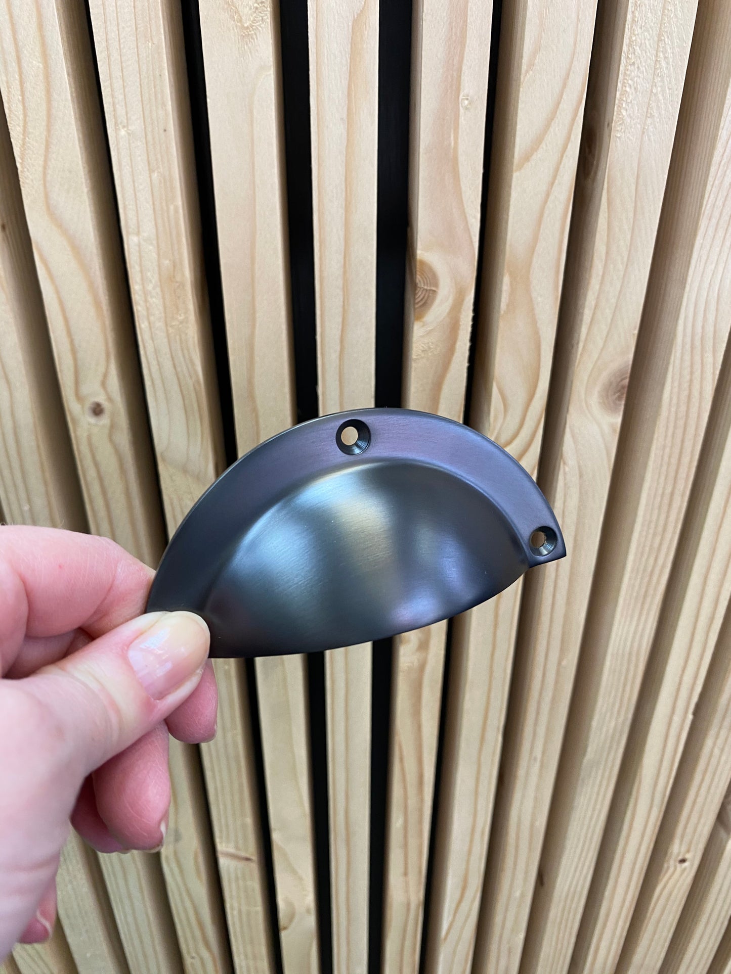 Matt bronze cabinet drawer pull