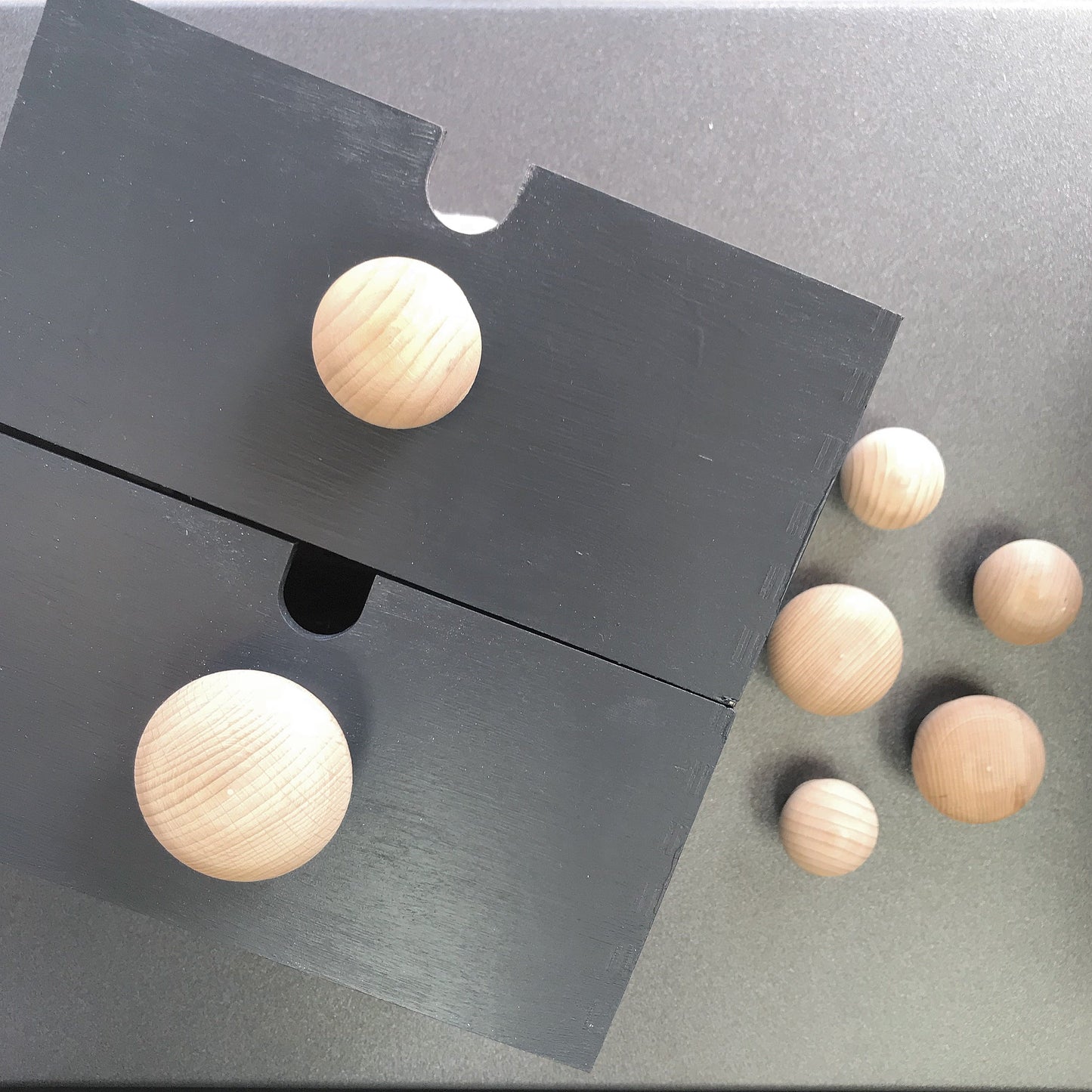 38mm natural cupboard knob