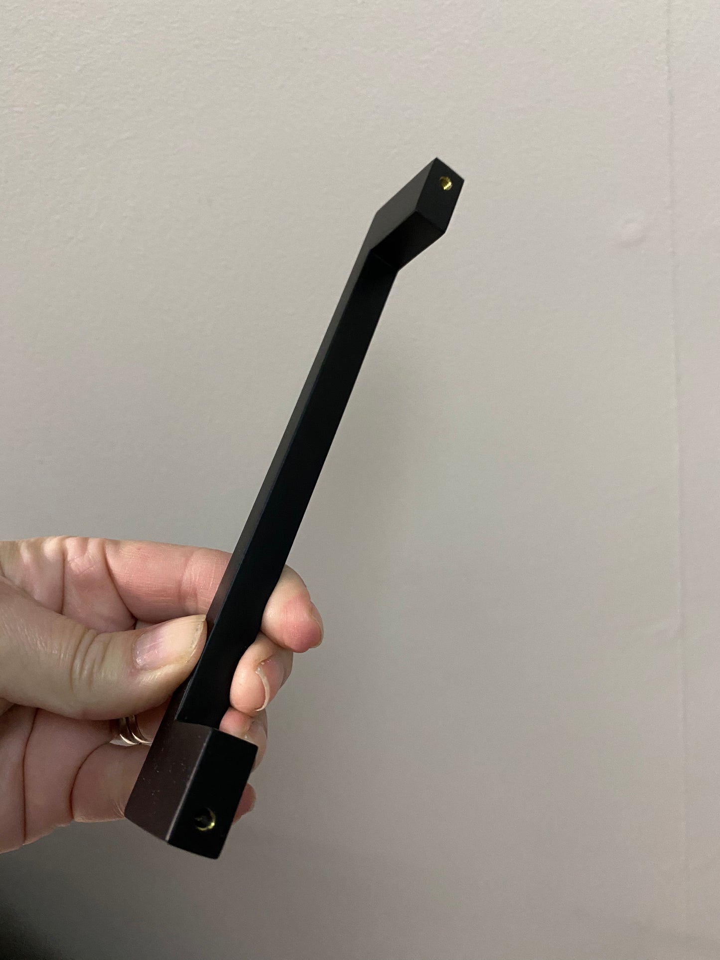 Matt black metro cabinet pull