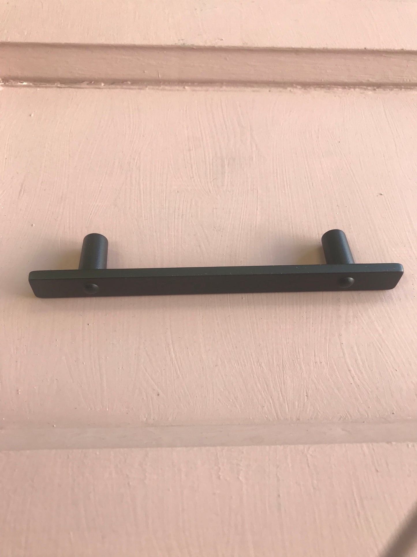 Matt black cabinet pull