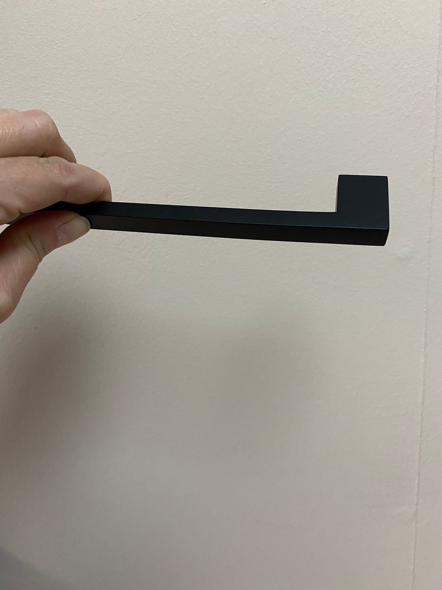 Matt black metro cabinet pull