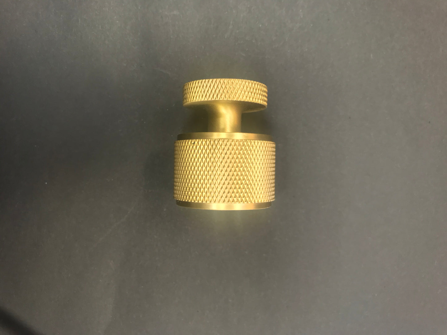 Piccadilly satin brass cabinet knob