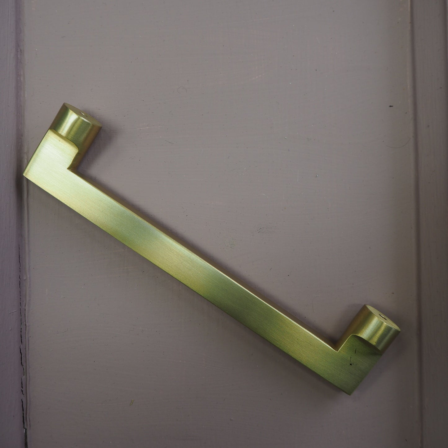 Satin brass Apollo handle