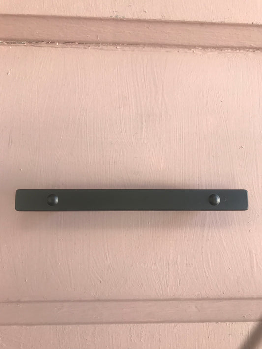 Matt black cabinet pull