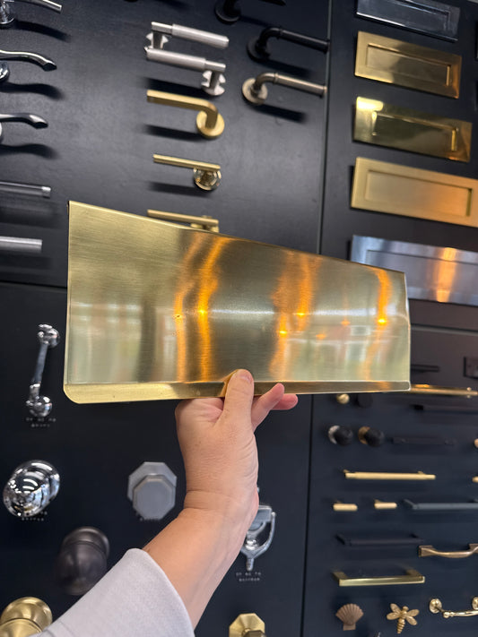 Large Polished Brass Inner Tidy