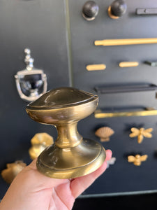 Antique Brass centre door knob