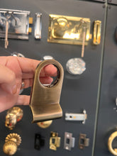 Load image into Gallery viewer, Antique Brass Cylinder Pull