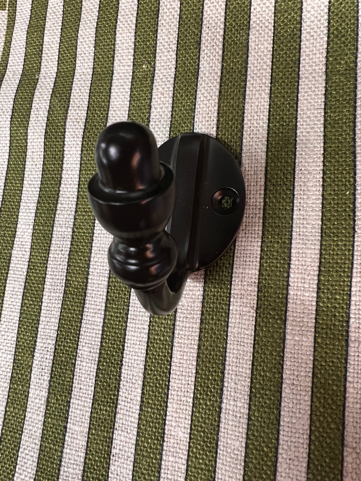 Aged bronze coat hook