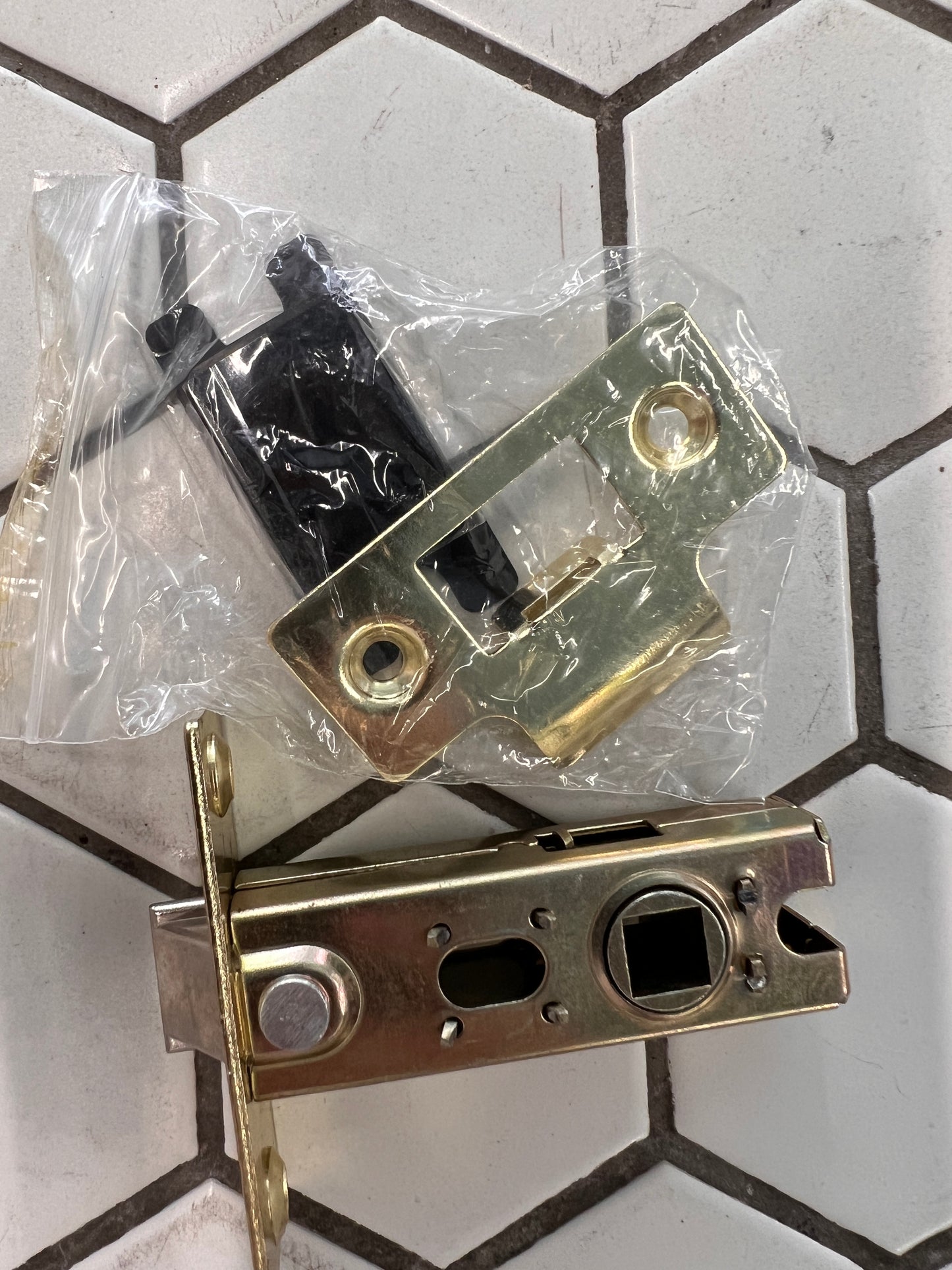 2.5” tubular latch brass