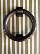 Matt bronze ring door knocker