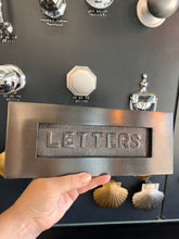 Load image into Gallery viewer, ‘Letters’ letter plate in matt bronze
