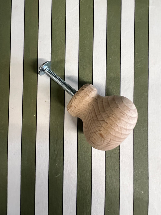 30mm natural cupboard knob