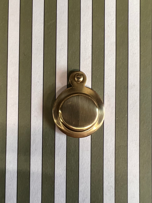 Polished brass covered escutcheon