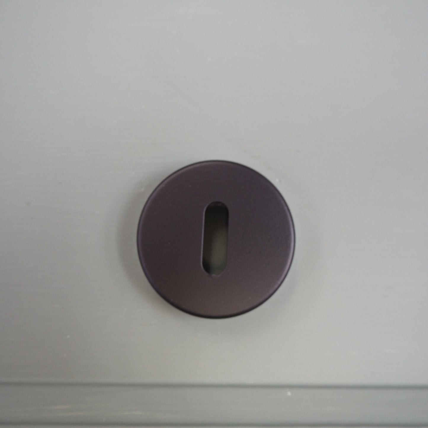 Matt black escutcheon