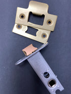 3” Tubular latch in satin brass finish