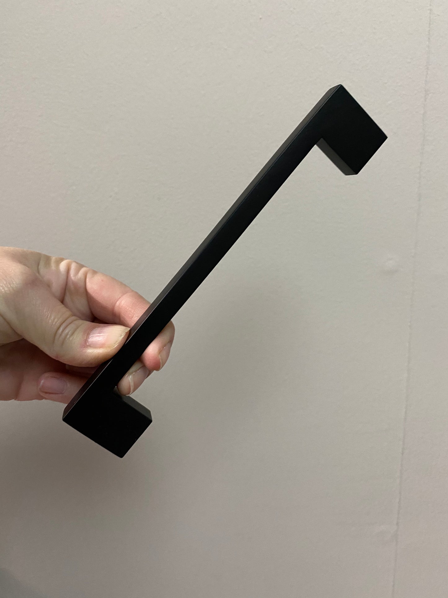 Matt black metro cabinet pull