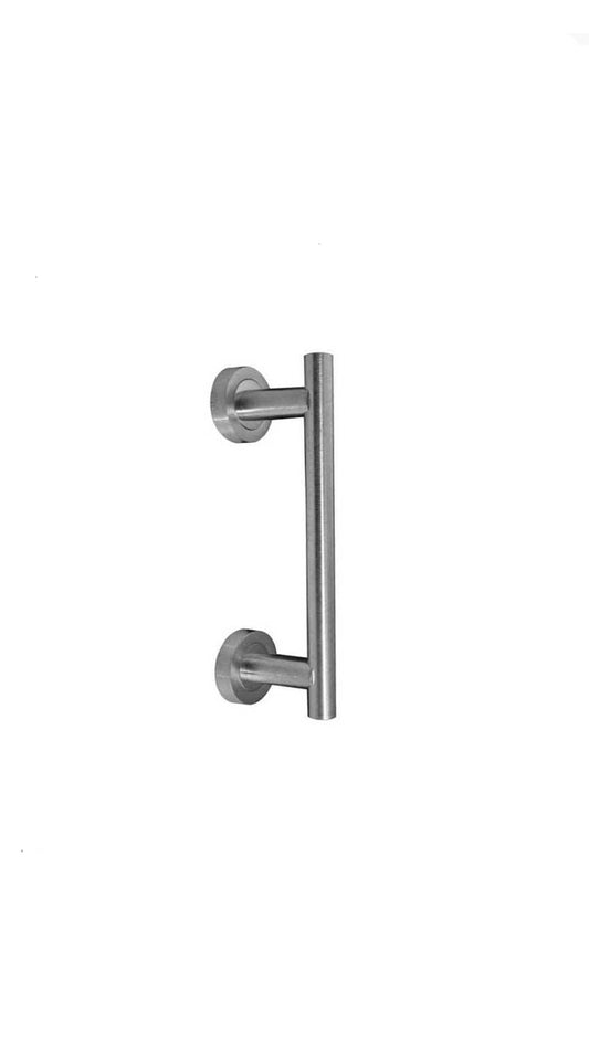 Satin chrome pull handle