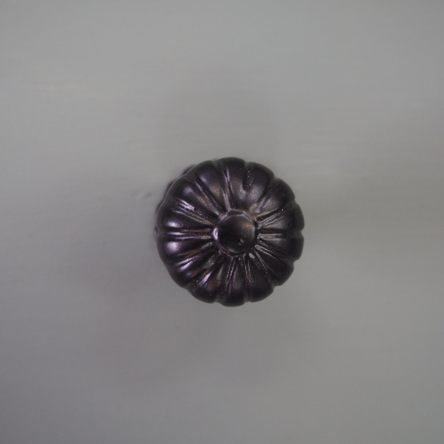 Black flower cabinet knob