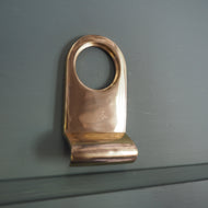 Polished brass cylinder pull