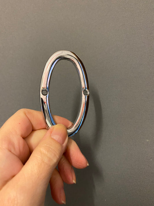 Polished chrome “0”