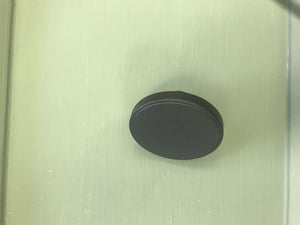 Matt black cabinet knob
