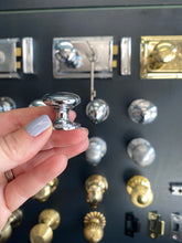 Load image into Gallery viewer, Polished chrome cupboard knob 25mm