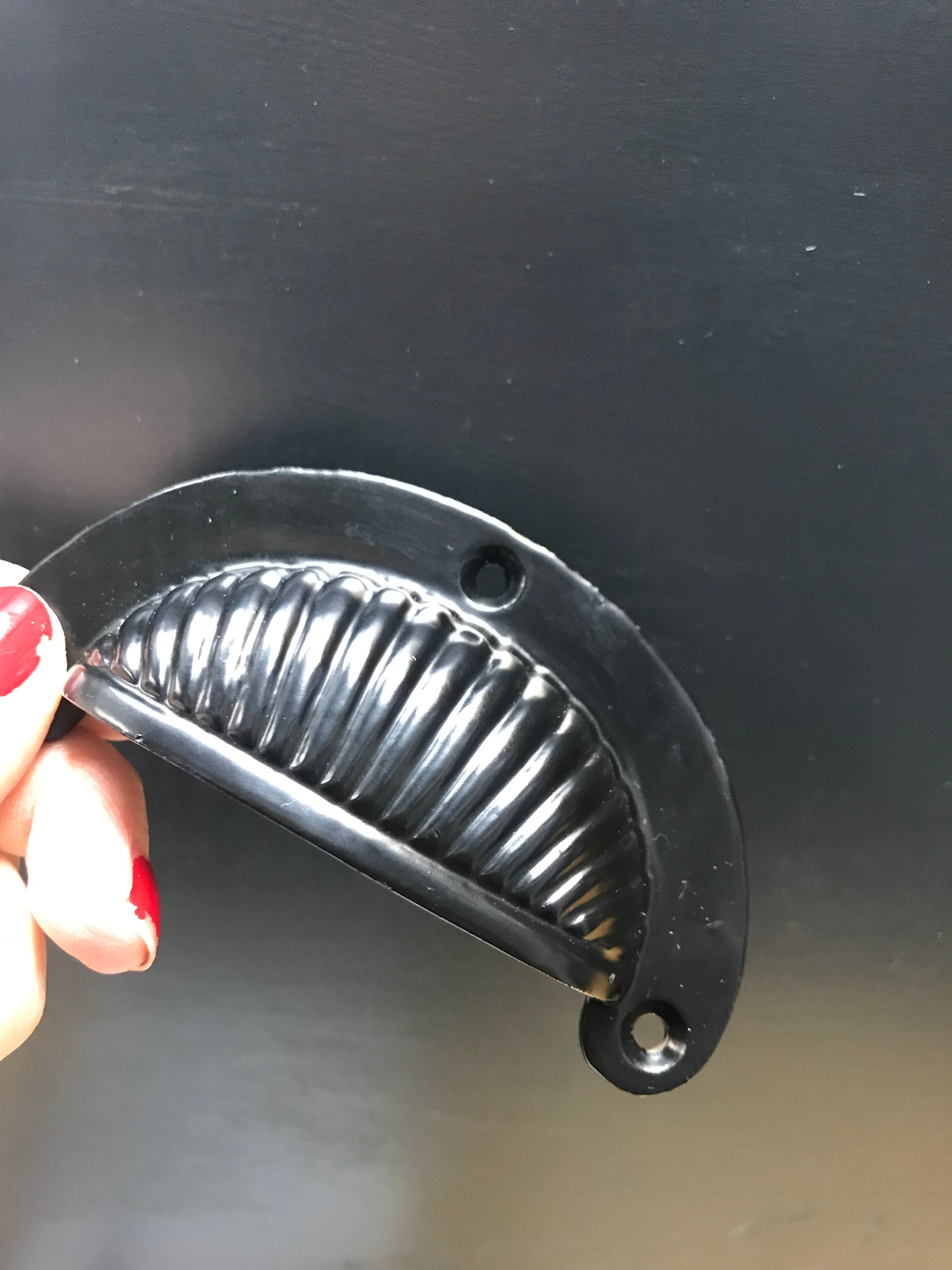 3” Black drawer pull