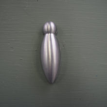 Load image into Gallery viewer, Satin chrome tear drop escutcheon