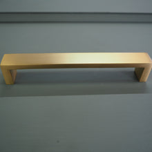 Load image into Gallery viewer, Satin brass d handle 160mm