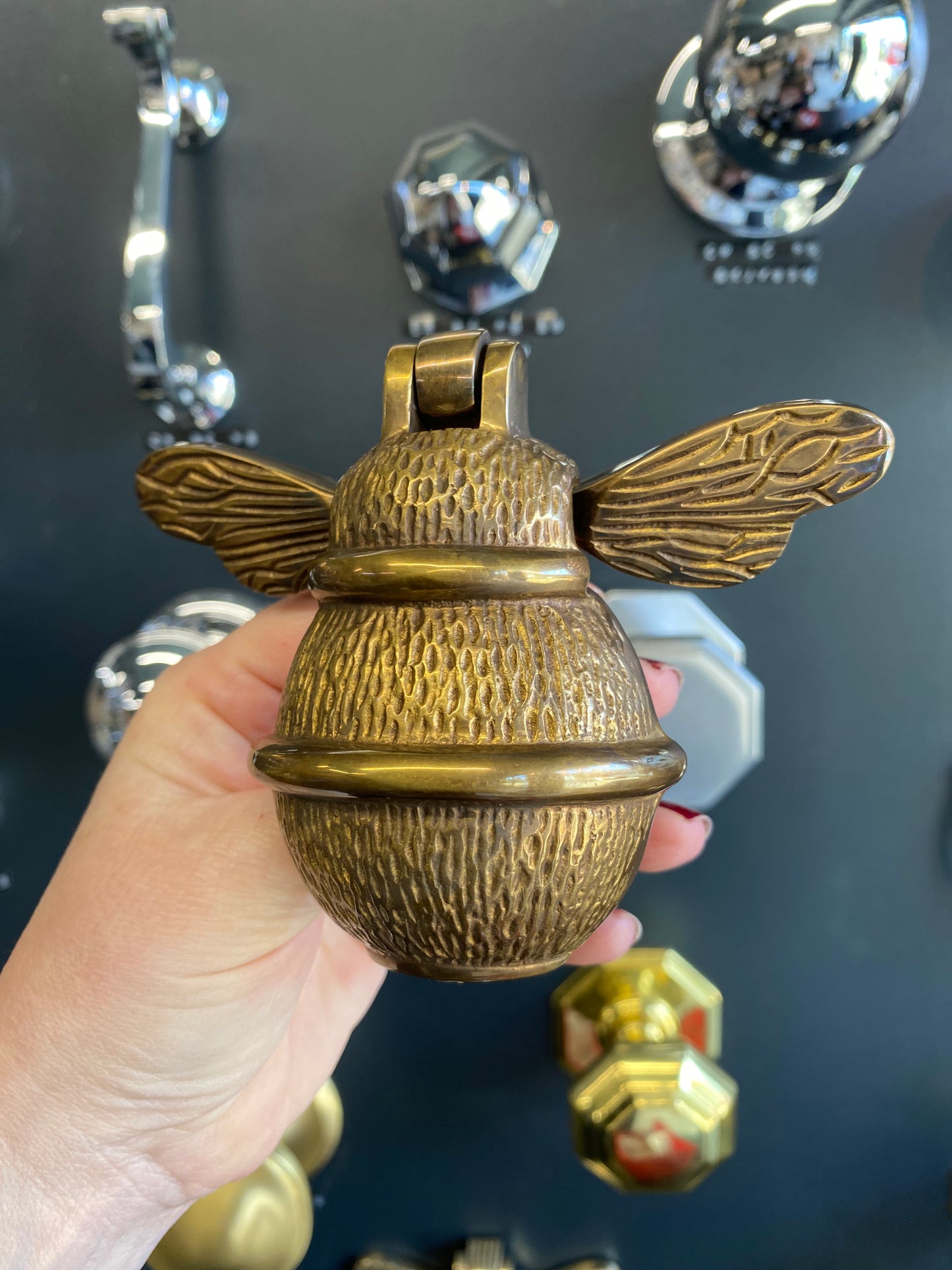 Bronze Bee Door Knocker