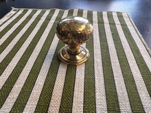 Load image into Gallery viewer, Aged Brass Hammered Mushroom Cabinet Knob