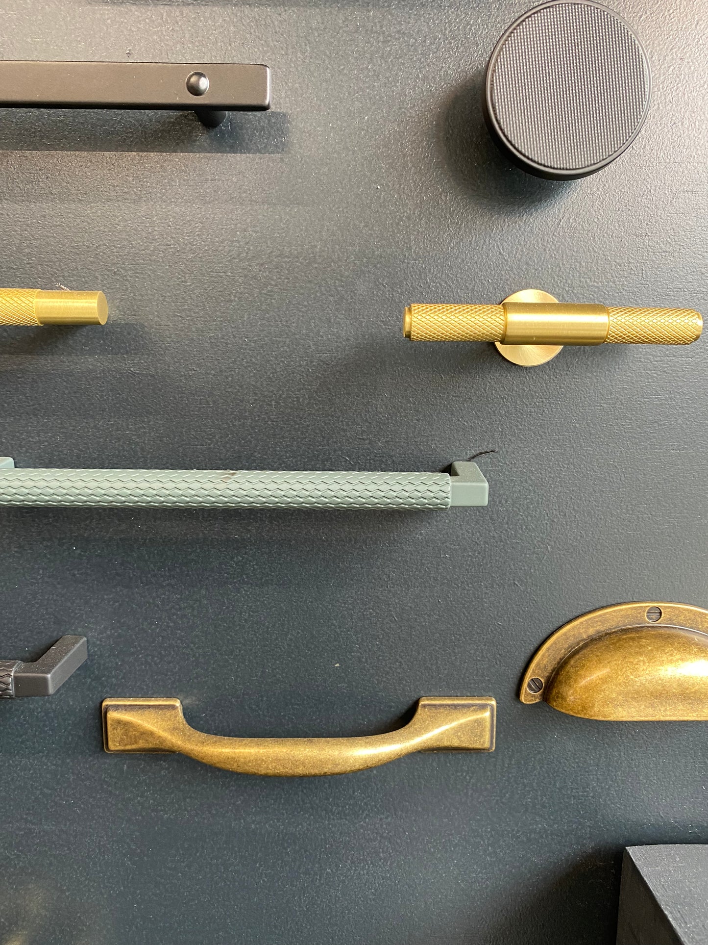 Distressed Brass Cabinet Pull