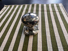 Load image into Gallery viewer, Polished Nickel Hammered Mushroom Cabinet Knob 32mm
