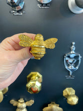 Load image into Gallery viewer, Brass Bee Drawer Cabinet Knob